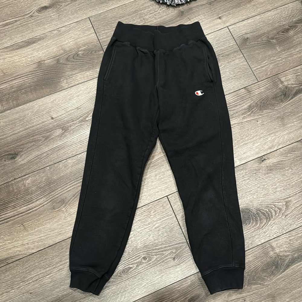 Black champion joggers